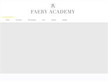 Tablet Screenshot of faeryacademy.com
